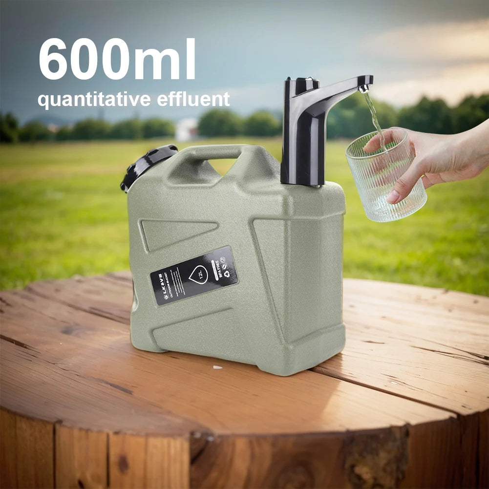 Electric Water Pump One Key Switch Portable Water Dispenser Wireless Water Pumping Device for Camping Water Tank