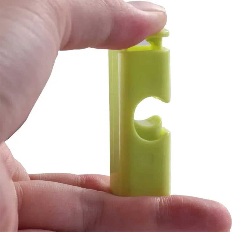 2pcs Food Sealing Bag Clip Reusable Fresh Food Storage Tools Plastic Sealer Clamp Snack Bread Seal Bag Home Kitchen Storage Clips
