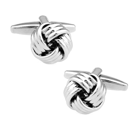 Black Cufflinks for men fashion knot design top quality copper hotsale cufflinks whoelsale&retail