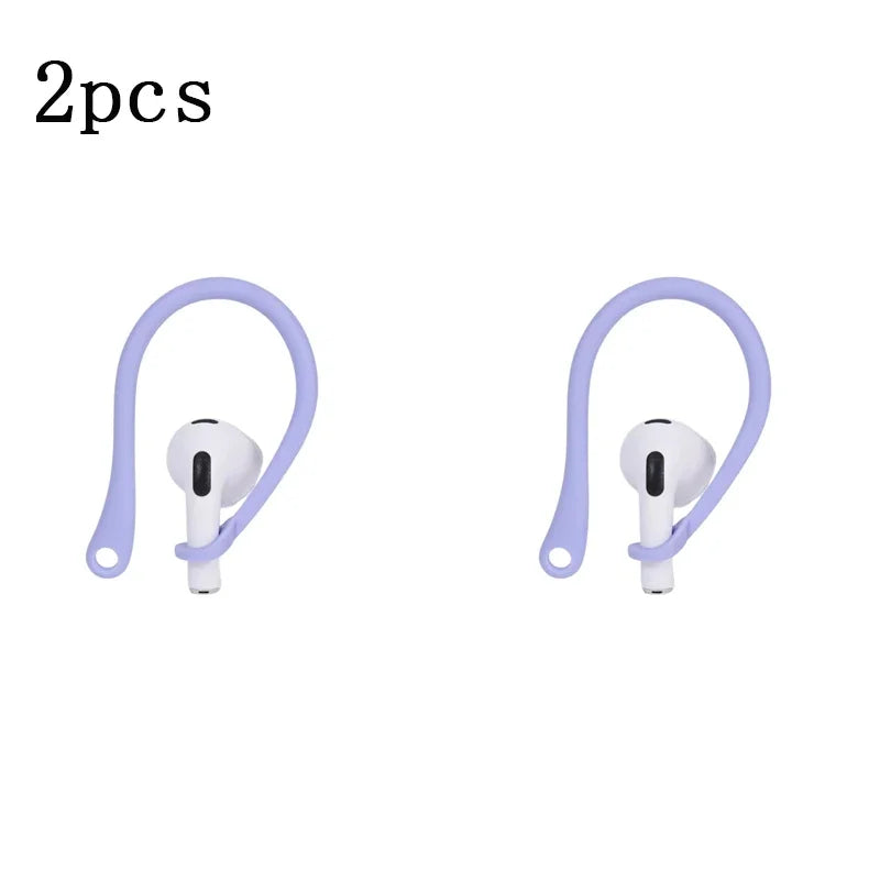 1/3/5/6Pairs Silicone Ear Hooks for Apple AirPods Pro Accessories Anti-fall Bluetooth Earphone Holder for AirPods 3 Earhooks
