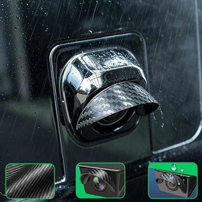 Car Rear View Camera Rain Visor Hood Waterproof Protective Cover Backup Camera Sun Shade Rain Shield Universal PVC Accessories
