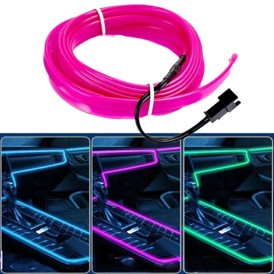 4 Control Modes 5M 4M Multicolor Led Light String Flexible Neon Light Wire Dance Party Atmosphere Decor USB Battery Box Driver