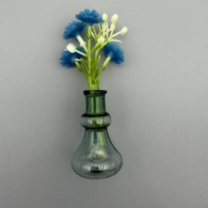 Flower Arrangement 3D Magnetic Vase Sticker Exquisite Decorative Magnetic Glass Vases With Flower Mini Vase Magnets Home