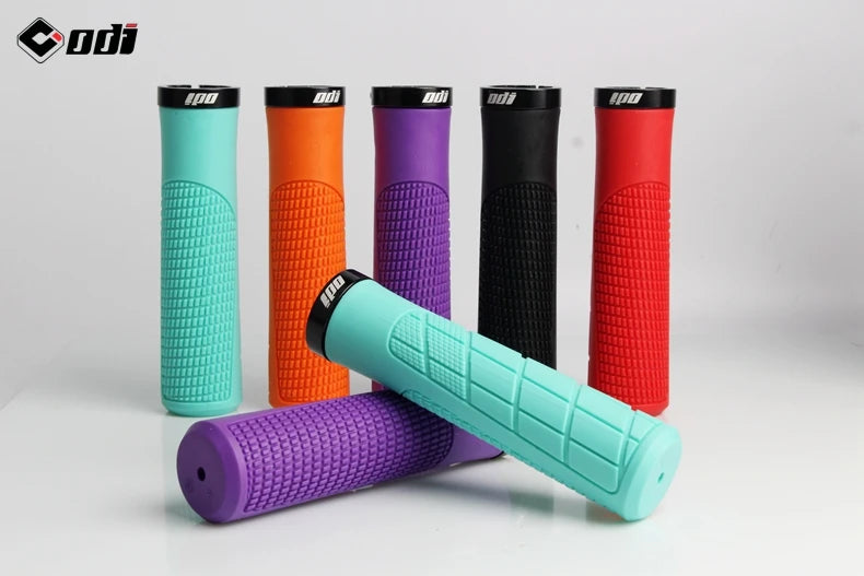 ODI Rubber Handlebar Grips MTB Lock-on Grip Shockproof Non-slip Mountain/Road Bike Handle Cover Folding Balance Bike Accessories
