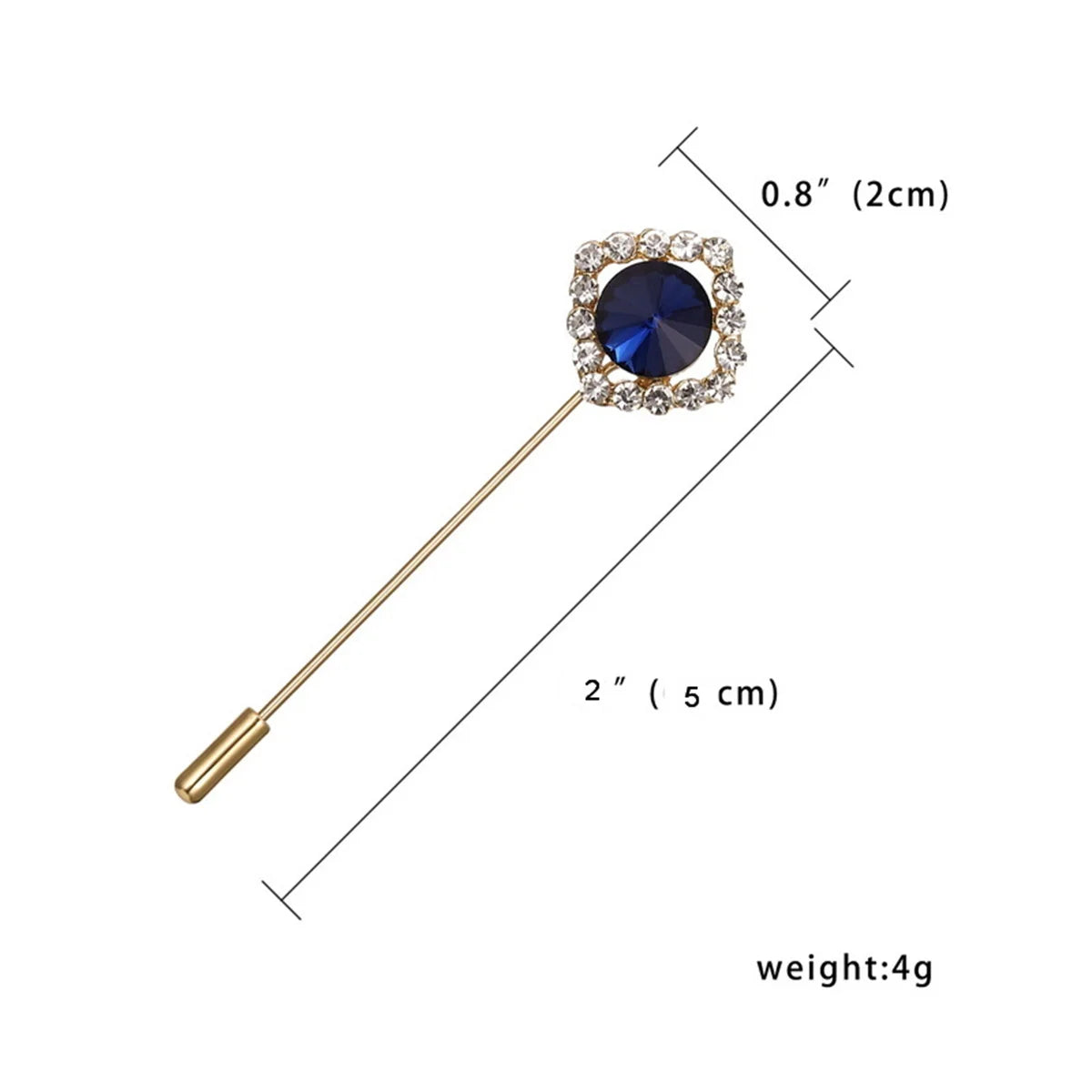 Rinhoo Trendy Korean Crystal Rhinestone Flower Long Needle Pin Brooch Women Simple Wedding Letters Butterfly Crown Badge Jewelry