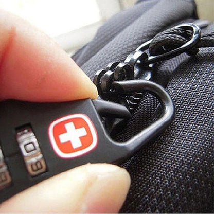 3pcs Outdoor Backpack Handbag Zipper Lock Anti Theft Portable Mini Combination Code Number Lock for Travel Backpack Accessories