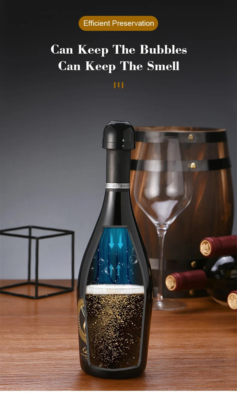 Vacuum Sealed Wine Bottle Plug Champagne Stopper Leak-Proof And Fresh Bottle Cap Wine Corks Bar Accessories Supplies