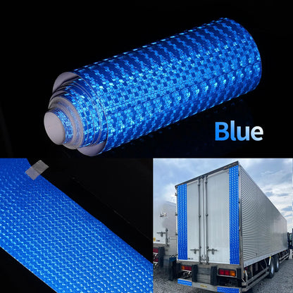 Reflective Safety Mark Tape Stickers Self Adhesive Warning Film for Car Motorcycle Auto Styling