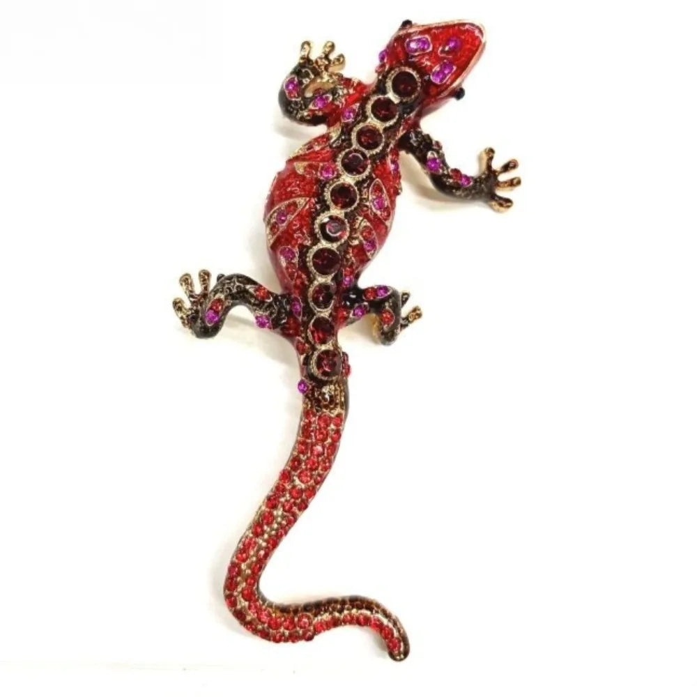 Baroque Luxury Beautiful Lizard Design Men's Women's Brooch Pins，Jewelry & Accessories，Wedding Holiday Party CoupleSurprise Gift