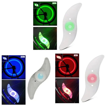 1-3PCS Bike Wheel Spoke Light Tire Lights 3 Mode LED Tyre Tire Flash Lamp Bike Safety Warning Easy to Install MTB  Accessories