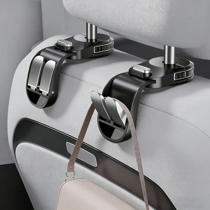 Car Seat Back Hook foldable Headrest Hidden Mount Auto Vehicle Back Seat Organizer Car Accessories Hanging Hooks Storage Hanger