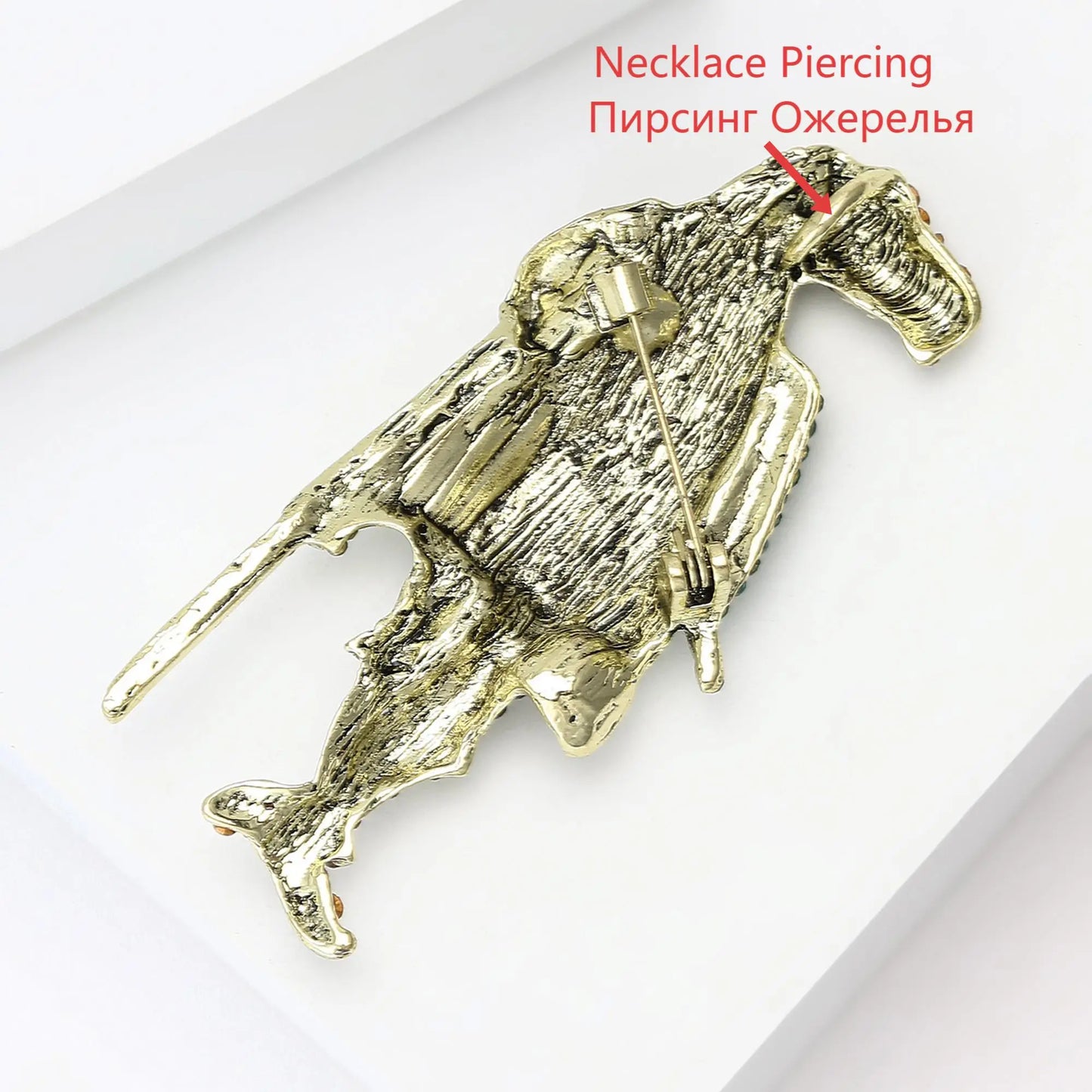 Beaut&Berry Luxury Rhinestone Horse Brooches for Women Unisex Knight Pins Friends Party Gifts Banquet Jewellery Accessories