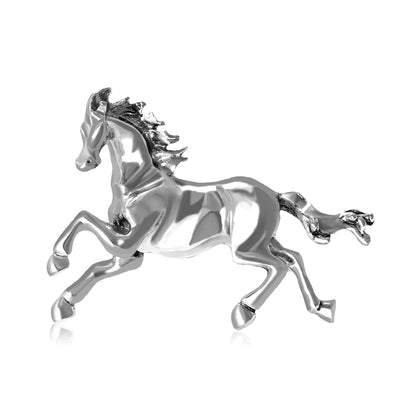 Beaut&Berry Classic Horse Brooches for Women Unisex Animal Pins Friends Party Gifts Banquet Jewellery Accessories
