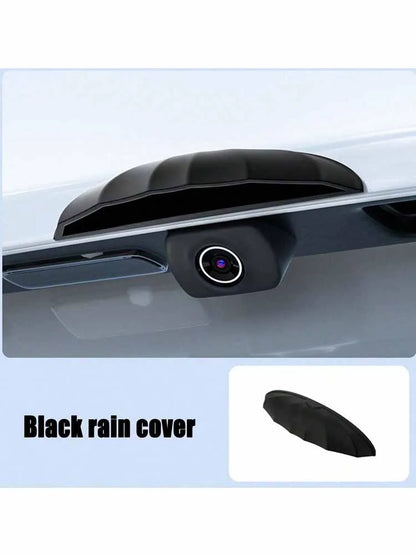 Car Rear Camera Rain Cover - Thickened & Widened Silicone, Non-Destructive Installation, Suitable for All Car Car Models, Clear