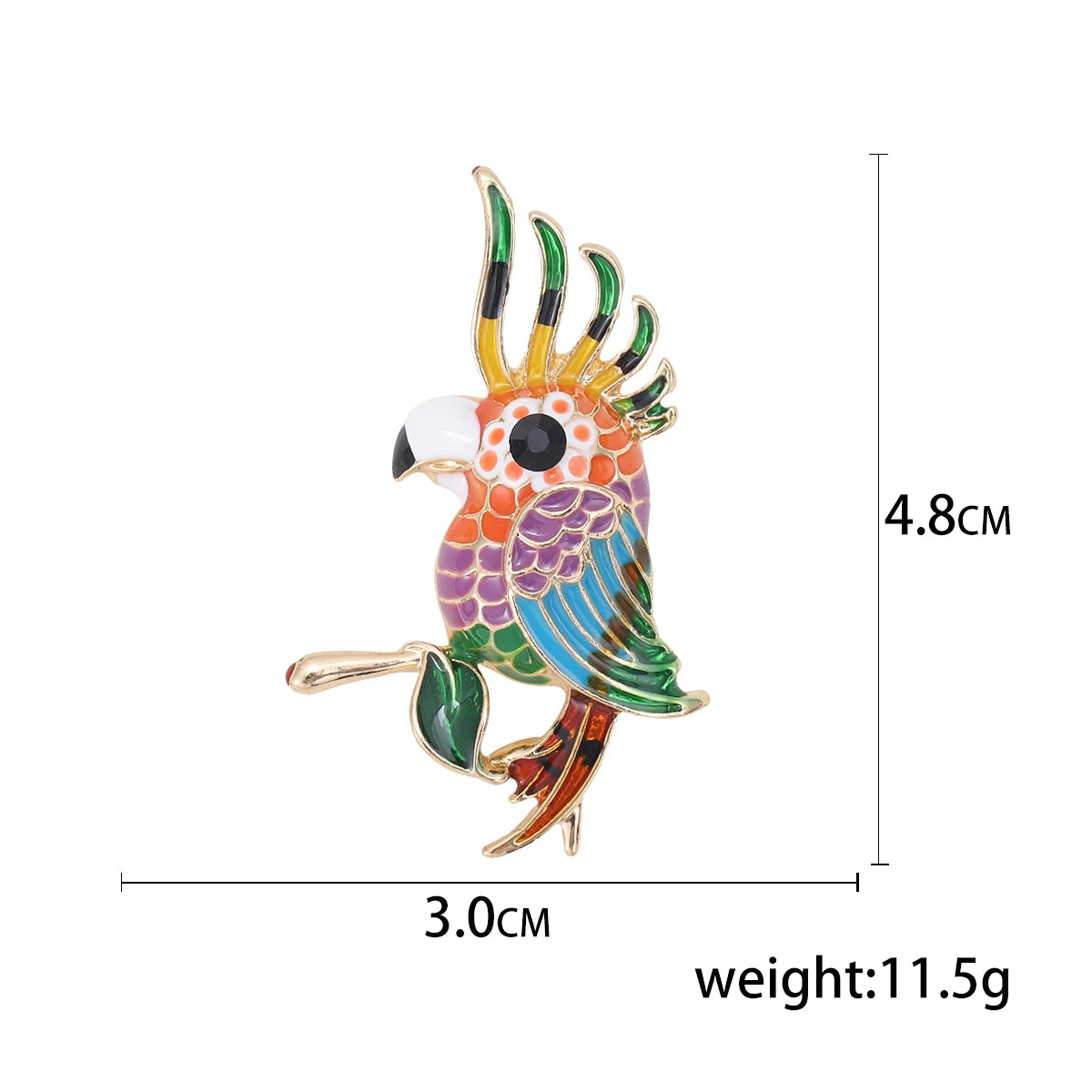 Popular Rhinestone Birds Brooches for Women Unisex Cute Enamel  Animal Pins Banquet Party Backpack Gifts Jewelry Accessories