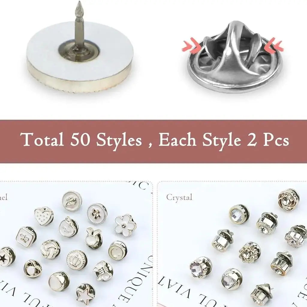 Classic Mixed Pearl Flower Brooch Set for Clothing Decoration Silk Scarf Brooch Women's Blouse Mini Size Safe Metal Pins