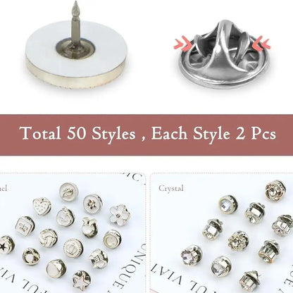 Classic Mixed Pearl Flower Brooch Set for Clothing Decoration Silk Scarf Brooch Women's Blouse Mini Size Safe Metal Pins