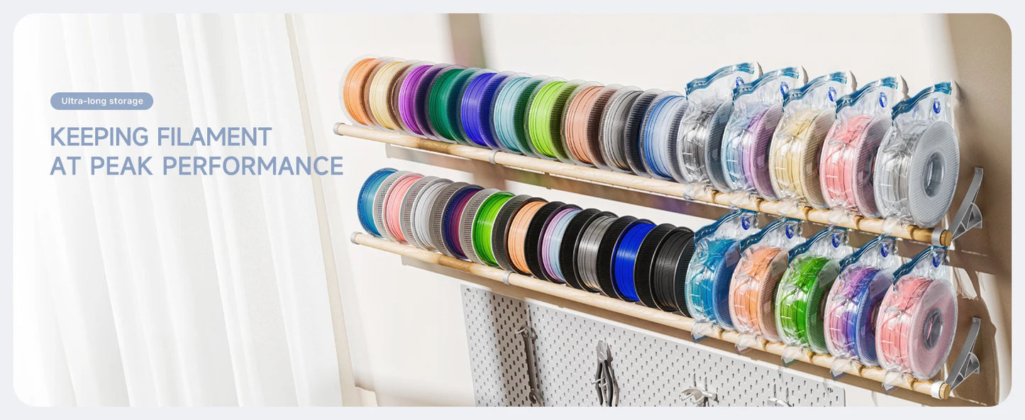 Filament Vacuum Storage Bags with Hand/Electric Pump, 3D Printer Accessories, for PLA ABS PETG Nylon TPU ASA Filament Keep Dry