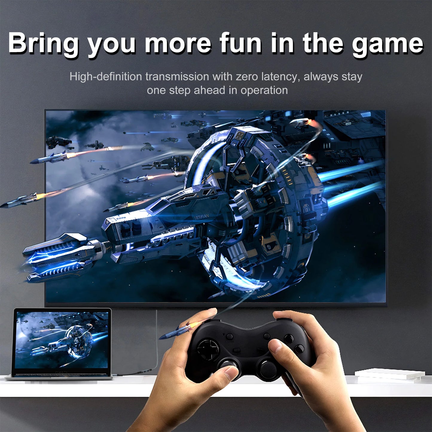HDMI 2.1 Extension Cable 8K@60Hz HDMI 2.1 Male-Female Bi-Directional 48Gbps 4K@120Hz For HDTV RTX PS5 Xbox HDR Video PC Laptop