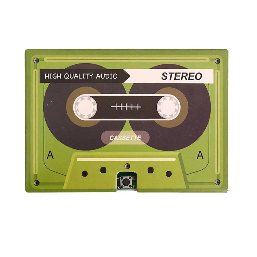 Voice Recordable Greeting Card 60 Seconds Recording Time Message Recorder Cassette Recording Voice Tape Greeting Card