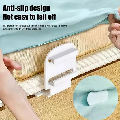 4PCS Adjustable Non-slip Bed Sheet Holder Plastic Bed Cover Fixing Clip Multi-Functional Household Anti-Shift Fasteners NEW