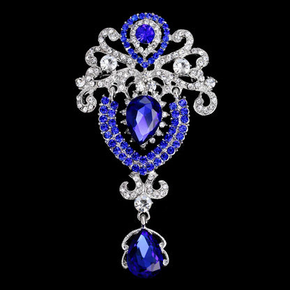High fashion pins court vintage crystal brooch fashion pendant wedding women's brooch pin jewelry gifts