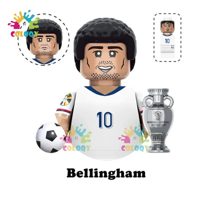 Kids Toys Football Stars Building Blocks Sport Player Mini Action Figures Toys For Boys Christmas Gifts