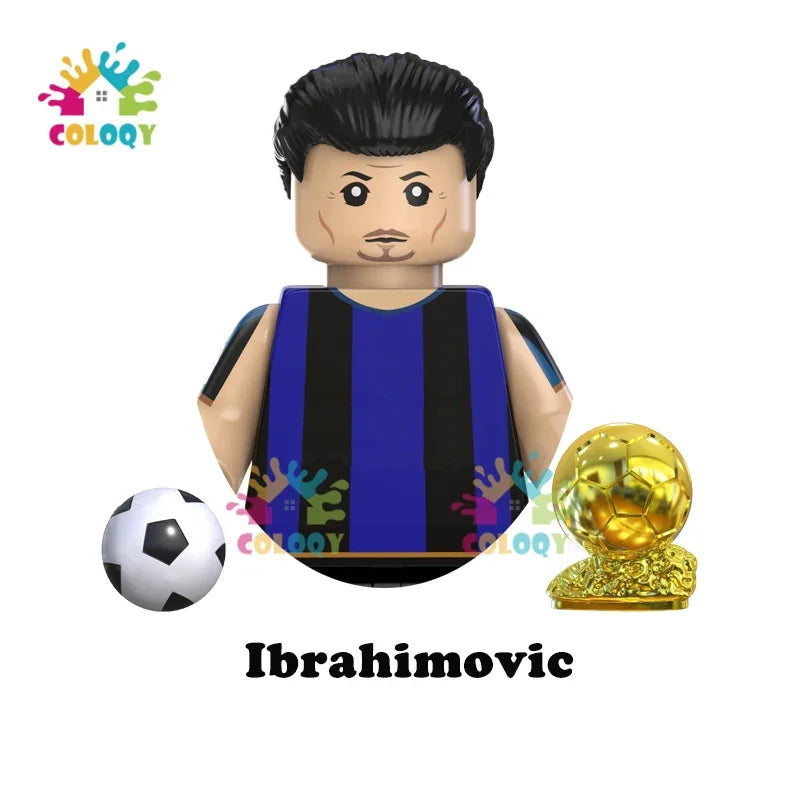Kids Toys Football Stars Building Blocks Sport Player Mini Action Figures Toys For Boys Christmas Gifts