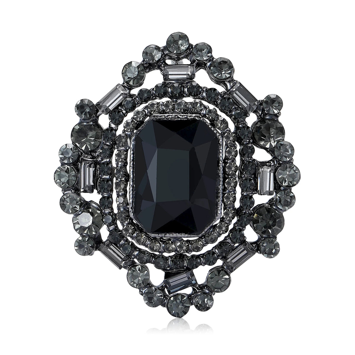 Beaut&Berry Luxury Crystal Glass Brooches for Women Rhinestones Pins Casual Party Friends Accessories Fashion Gifts Decoration