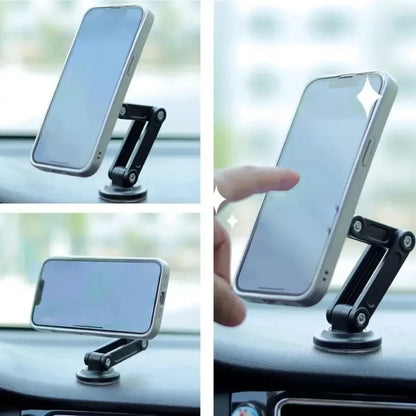 Multifunctional Magnetic Car Mount 360° Rotating Foldable Magnetic Mount for Car Navigation