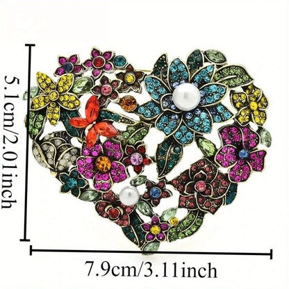 Luxury Beautiful Peacock Phoenix Animal Love Brooch for Men and Women，JewelryAccessories, WeddingHolidayPartyCoupleSurprise Gift