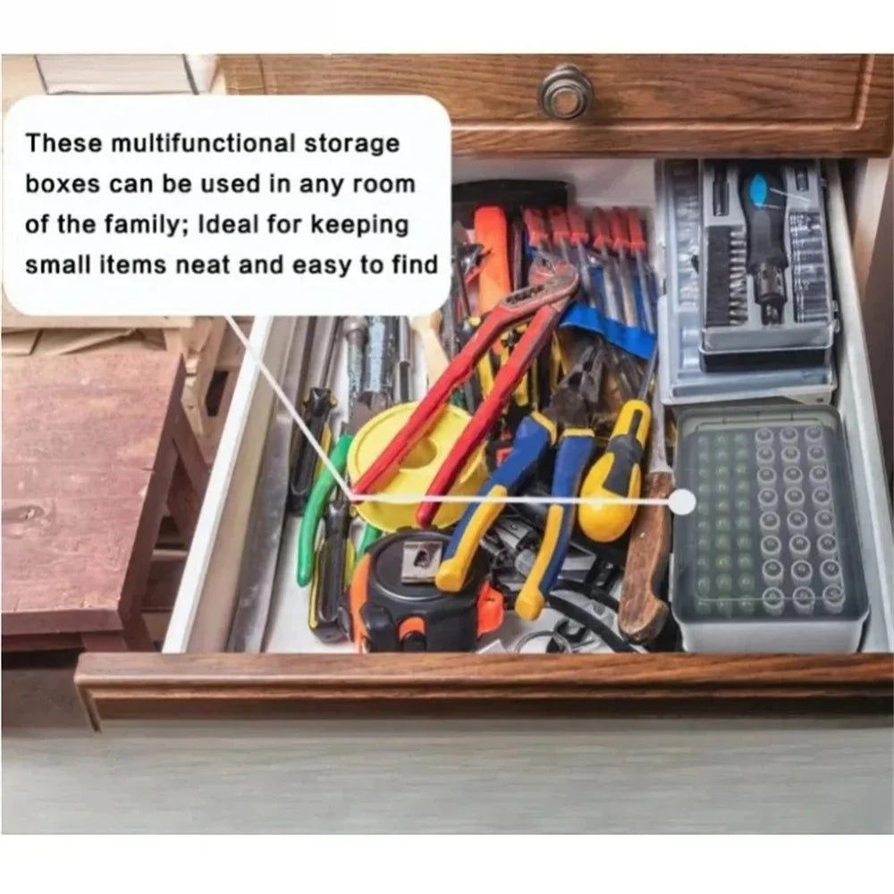 Multi Slot Battery Organizer Storage Case Holder 54 Slot AA AAA Battery Storage Organizer Box Home Drawer Organization Dispenser