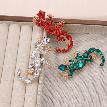 Baroque Luxury Lizard Animal Design Brooches for Men and Women, Jewelry, Fashion Accessories, Couple's Gifts, HolidayParty Gifts