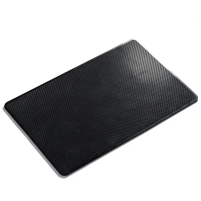 Car Dashboard Sticky Anti Slip PVC Mat Auto Non Slip Sticky Gel Pad For iPhone 15 14 13 12 11 Samsung Phone Sunglasses Holder