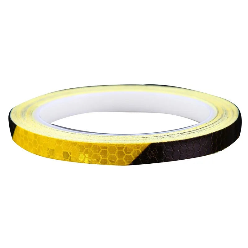 1pc 8m Bike Stickers Reflective Tape Fluorescent DIY Bike Bicycle Strips Cycling Tapes for Bicycle Helmet Motorcycle Scooter
