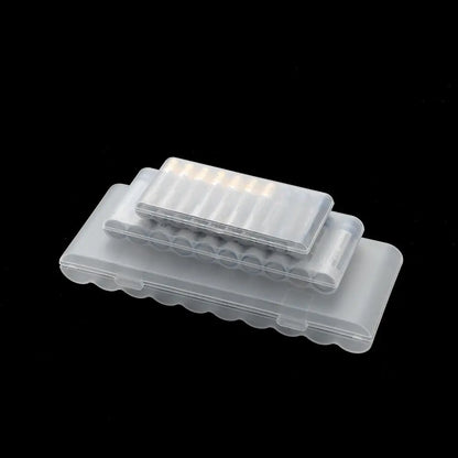 10 Slots Hard Plastic Container Portable Case Battery Storage Box For AAA/AA/18650 Battery Organizer Box Container Accessories