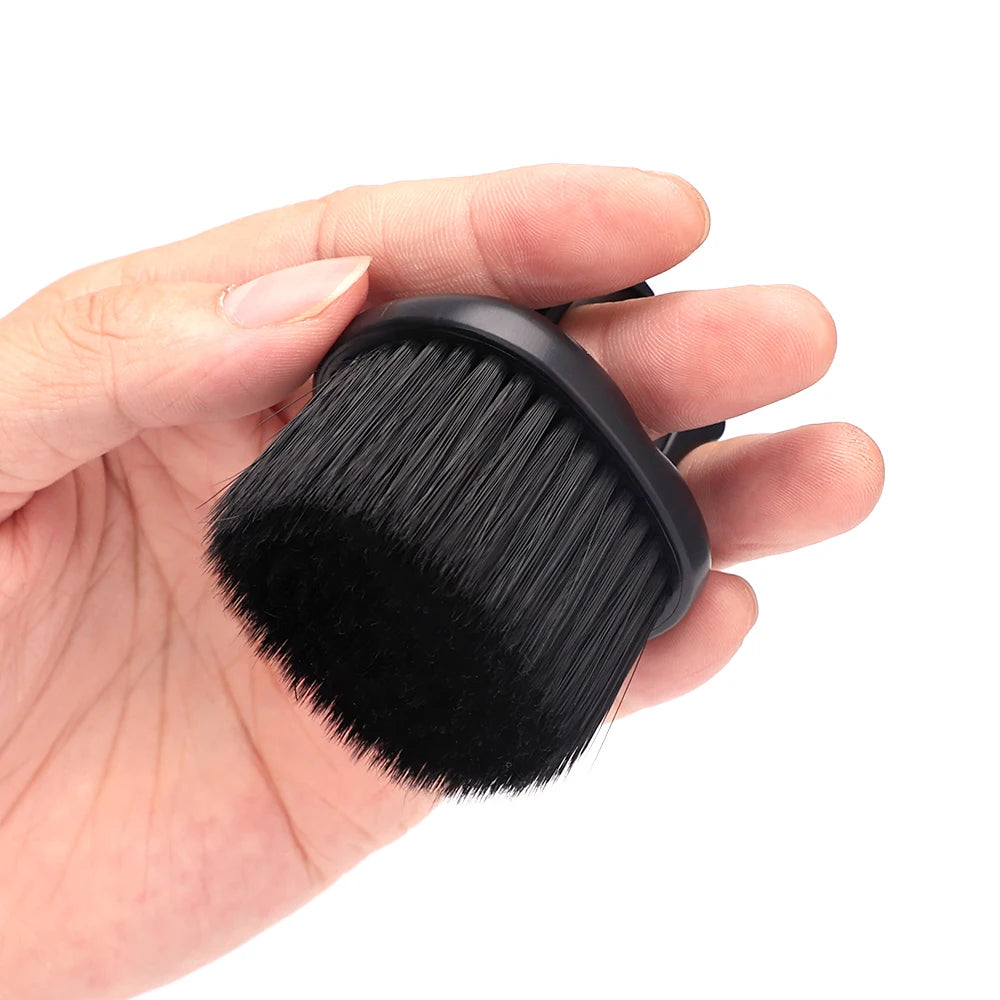 Ring Neck Duster Barber Remove Loose Hair Brush Hair Cutting Brush Soft Hair Cleaning Brush Hairdressing Tools