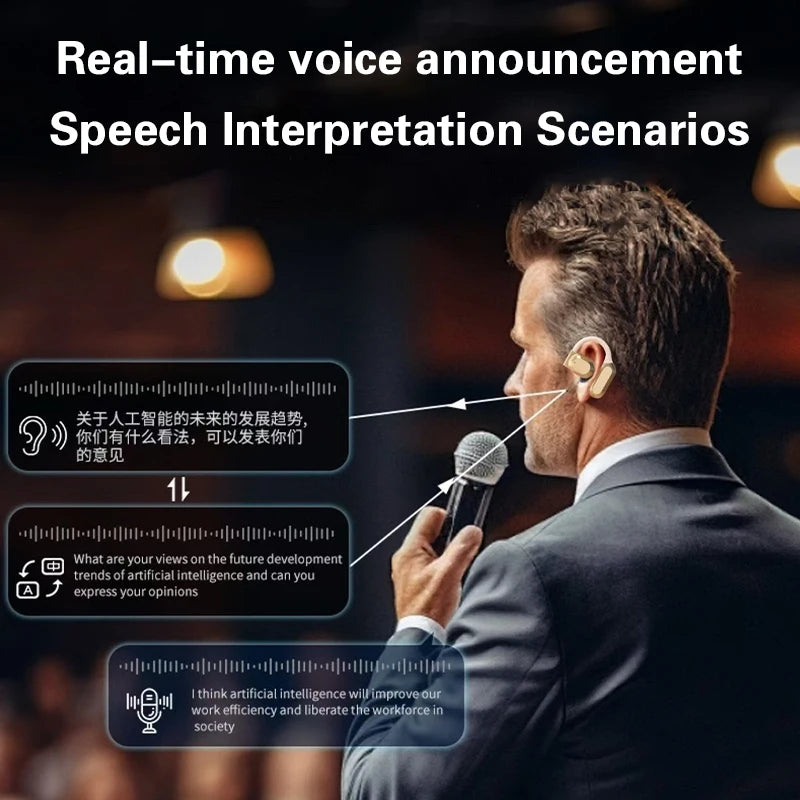 Lenovo OWS Headphones Bone Conduction Earphone Open Ear Sports Bluetooth Headphones Wireless Earbuds With Noise Cancellation