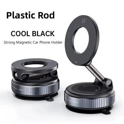 Vacuum Magnet Car Bracket Upgraded Version Multi-angles Adjustment Strong Magnetic Suck Foldable Car Navigation Phone Holder