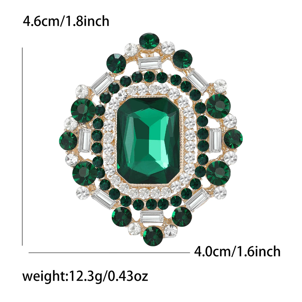 Beaut&Berry Luxury Crystal Glass Brooches for Women Rhinestones Pins Casual Party Friends Accessories Fashion Gifts Decoration