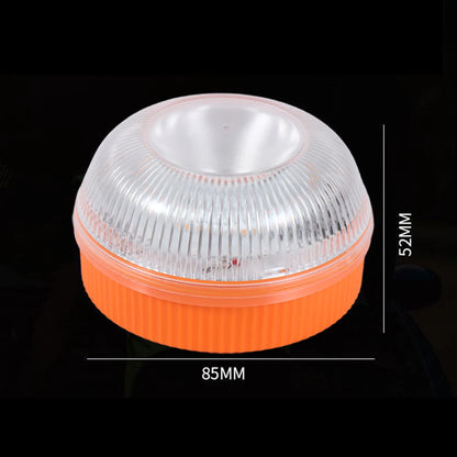 Universal V16 Car Warning Light LED Flashlight Emergency Light Yellow Light Traffic Strong Magnetic Induction for Vehicles