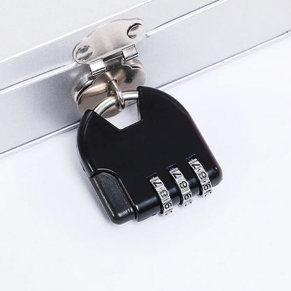 Alloy Combination Code Number Lock Padlock Luggage Lock for Zipper Bag Backpack Handbag Drawer Cabinet Luggage Lock Tools