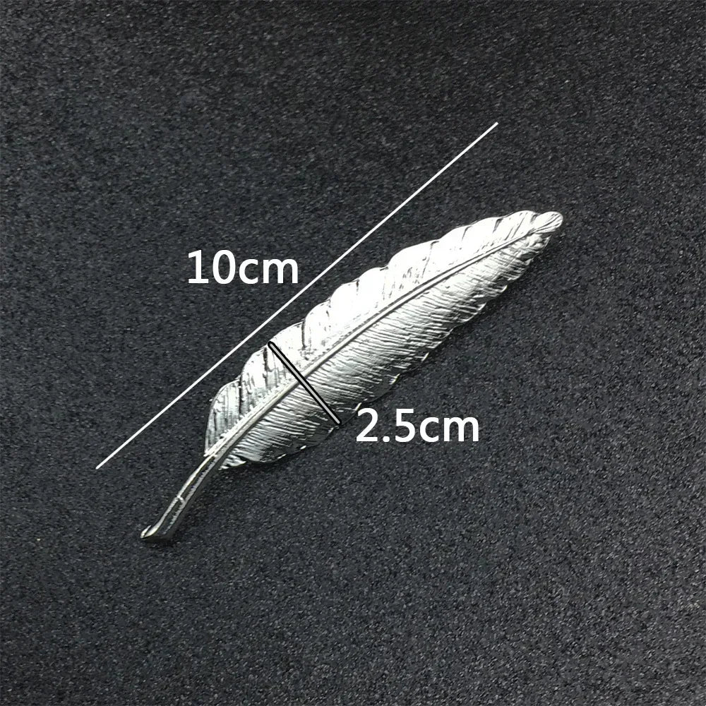 i-Remiel Gold Color Zinc Alloy Men's Leaf Brooches Accessories for Women
