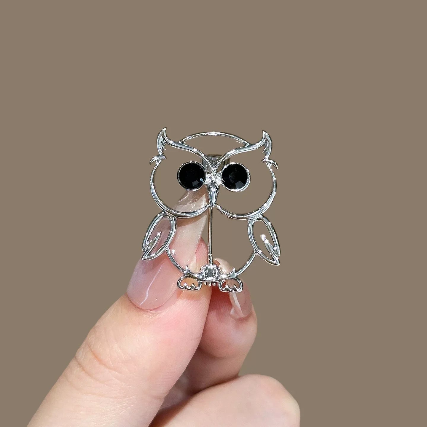 Exquisite Owl Animal Brooch Texture Animal Lapel Pin Fashion Jewelry Accessories Gift