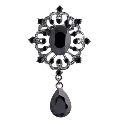 High fashion pins court vintage crystal brooch fashion pendant wedding women's brooch pin jewelry gifts