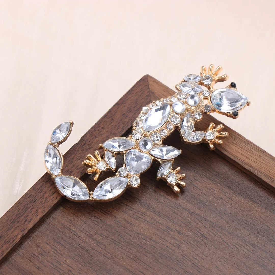 Baroque Luxury Lizard Animal Design Brooches for Men and Women, Jewelry, Fashion Accessories, Couple's Gifts, HolidayParty Gifts