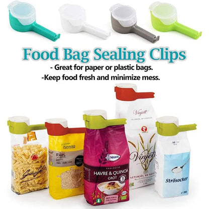 Snack Sealing Clip Plastic Fresh Keeping Sealer Clamp Food Saver Travel Kitchen Accessories Seal Food Storage Bag Clip