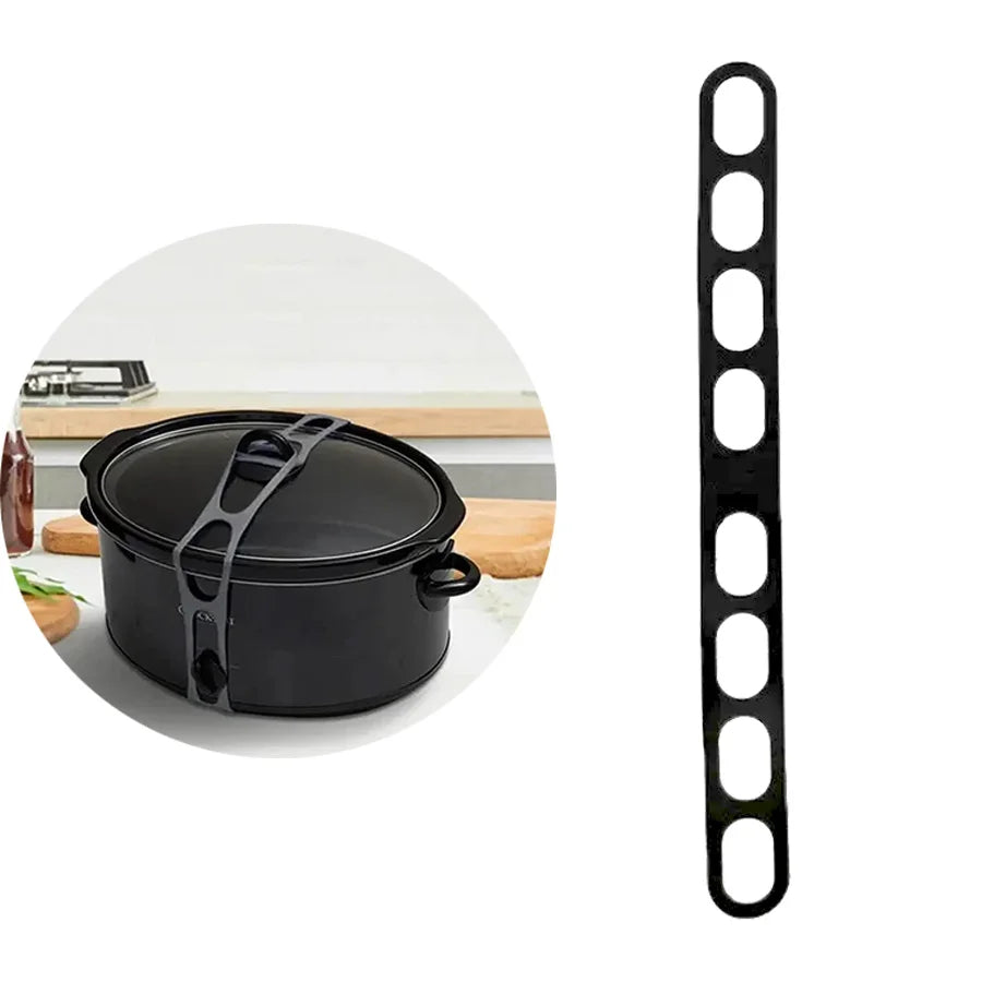 54cm Reusable Lid Strap Silicone Elastic Band Universal Pot Lid  Holder for Lunch Box Strap Elastic Band Outdoor Tableware Tool