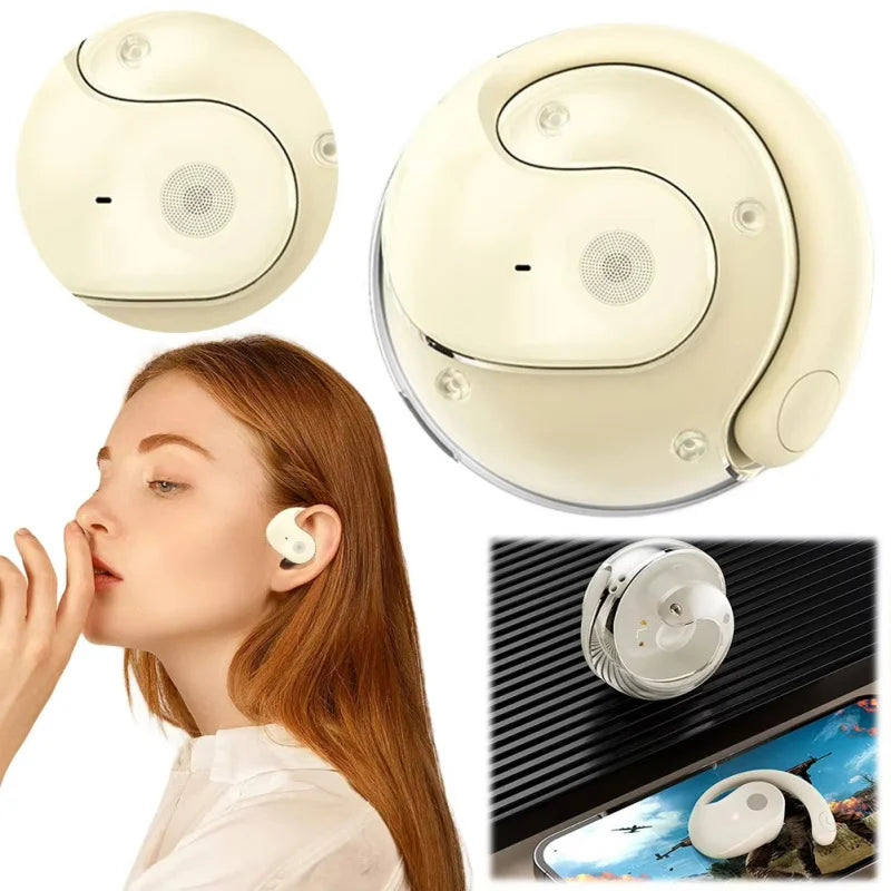 Lenovo OWS Headphones Bone Conduction Earphone Open Ear Sports Bluetooth Headphones Wireless Earbuds With Noise Cancellation