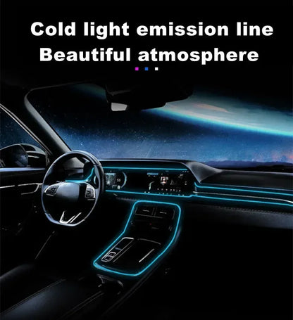 4 Control Modes 5M 4M Multicolor Led Light String Flexible Neon Light Wire Dance Party Atmosphere Decor USB Battery Box Driver